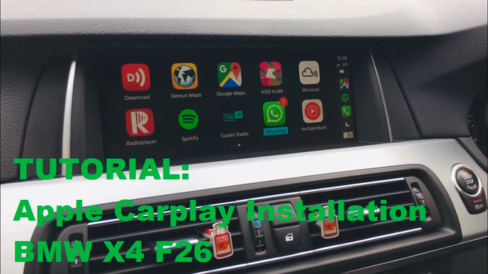 Carplay Installation Tutorial auf BMW X4 F26