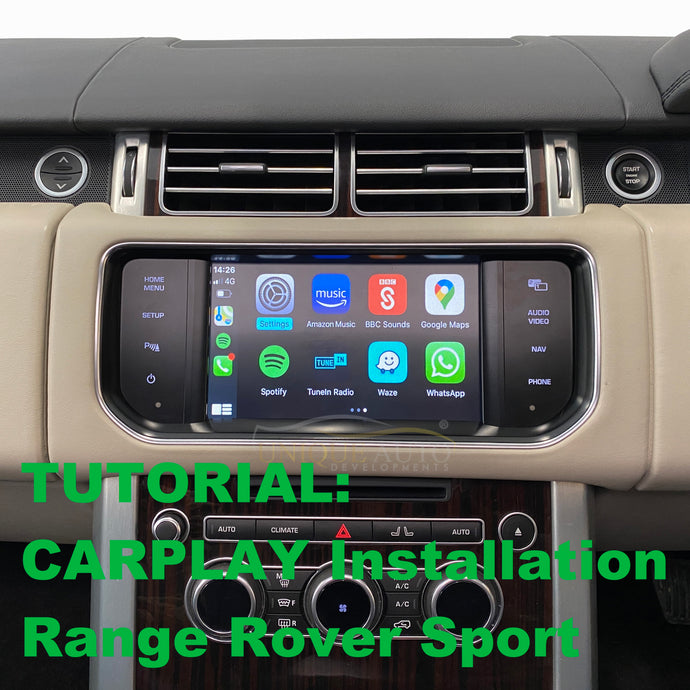 Tutorial für die CarPlay Installation in Range Rover Sport