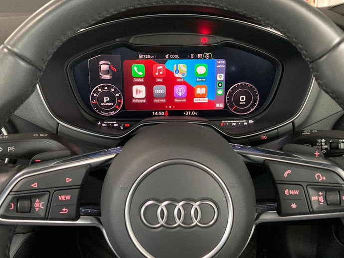 Apple Carplay in einem Audi mit Virtual Cockpit