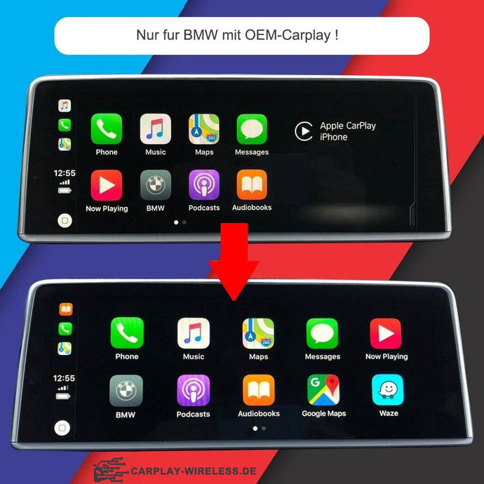 Carplay Vollbild auf meinem BMW