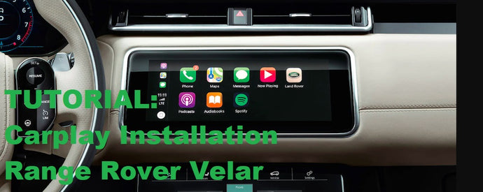 Tutorial für die Installation von Carplay auf dem Range Rover Velar
