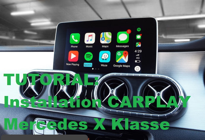 Tutorial für die Installation von Carplay auf der Mercedes X Klasse