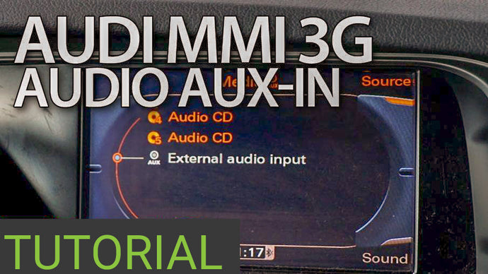 Aktivieren Sie die AUX Funktion an meinem Audi