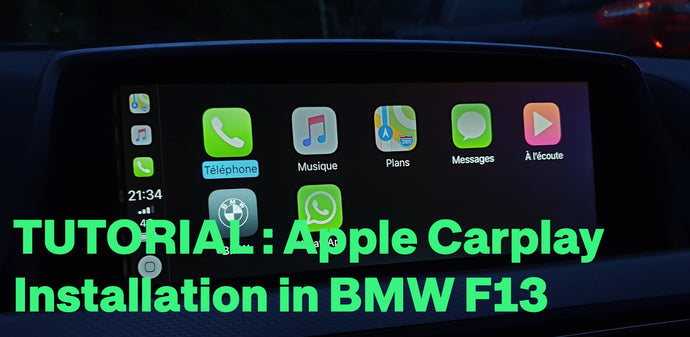 Tutorial für die Installation von Carplay auf einem BMW F13 mit NBT System