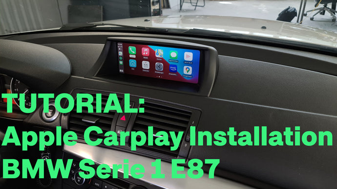 Tutorial für die Installation von Carplay auf einem BMW Serie 1 E87