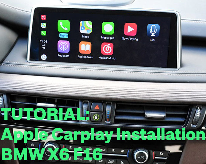 Tutorial für die Carplay Installation auf einem BMW X6 F16