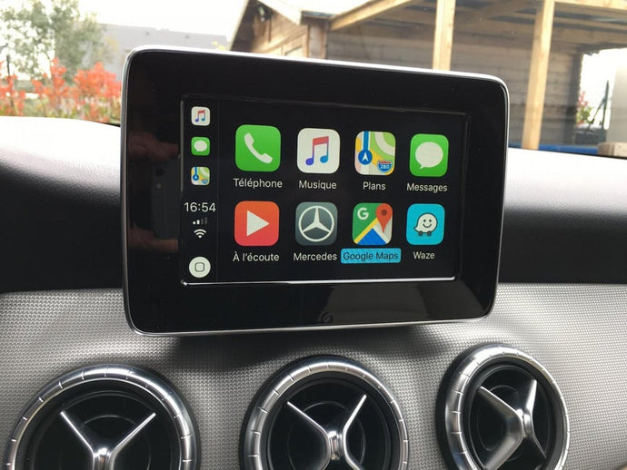 Wie bekomme ich Carplay auf ein Audio 20 Mercedes Gerät?