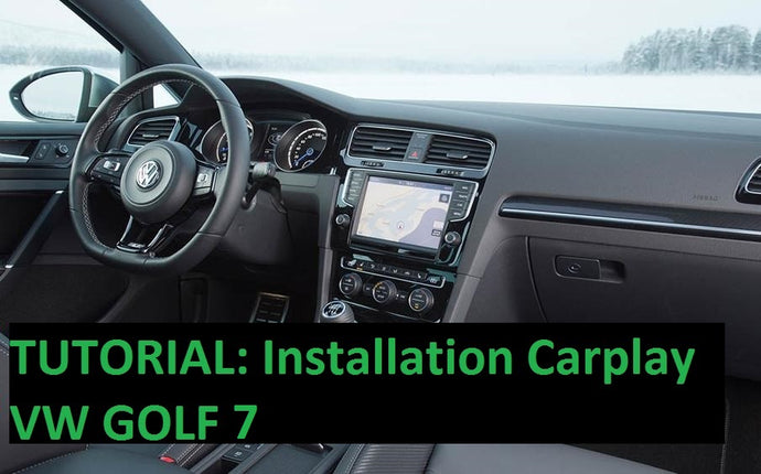 Tutorial zur Carplay Installation auf Volkswagen Golf 7