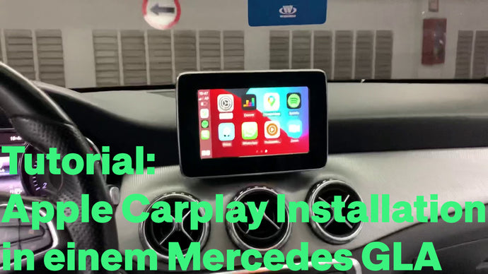 Tutorial für die Installation von Carplay im Mercedes GLA