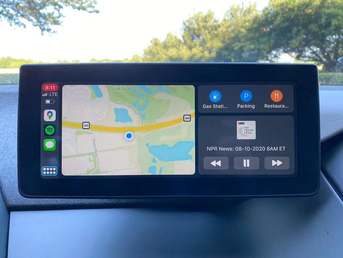 Was ist der Zweck eines DIP SWITCHES auf einem CarPlay Modul?
