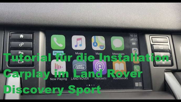 Tutorial für die Installation von Carplay im Land Rover Discovery Sport