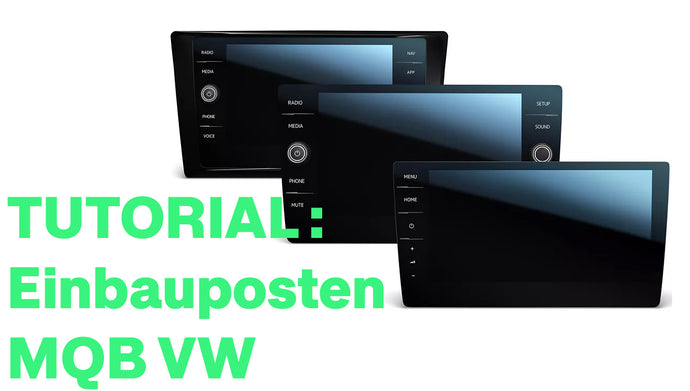 Tutoriel Einbauposten MQB Volkswagen
