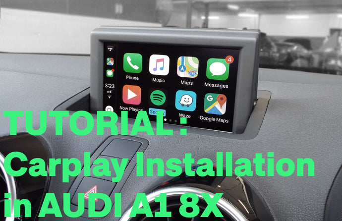 Tutorial für die Installation von Carplay in einem Audi A1