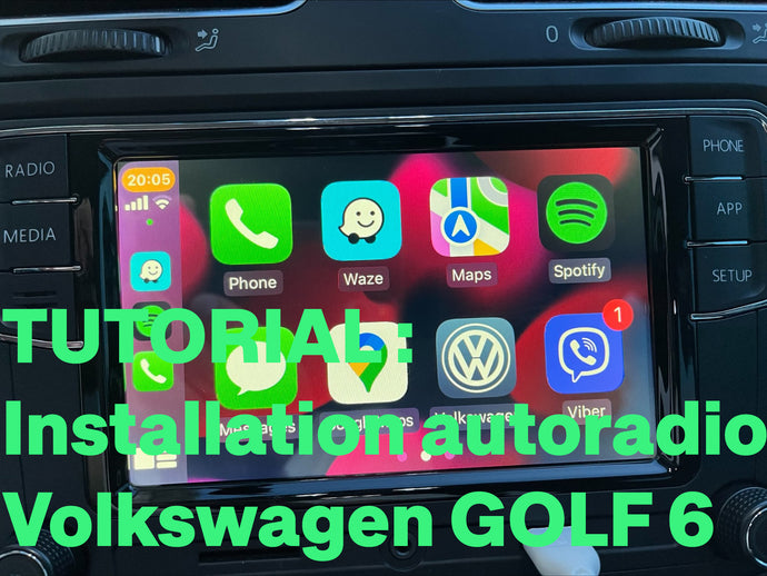 Tutorial für die Installation der MIB Autoradio Volkswagen Golf 6
