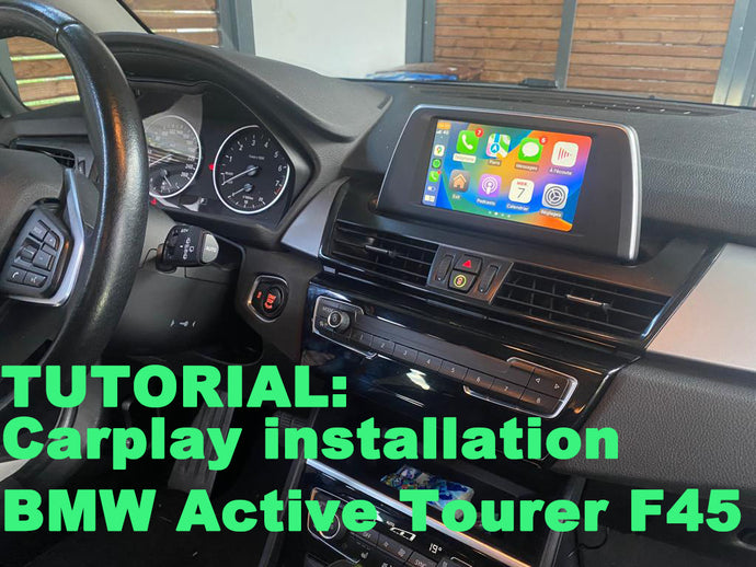 Carplay Installation Tutorial BMW 2er Active Tourer F45